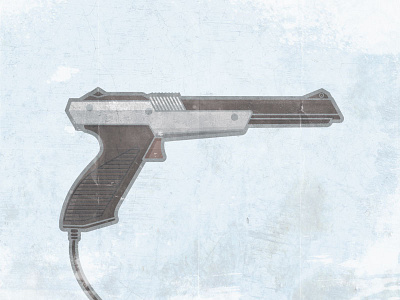 Zapper graphic design gun illustration nintendo texture vector video games zapper
