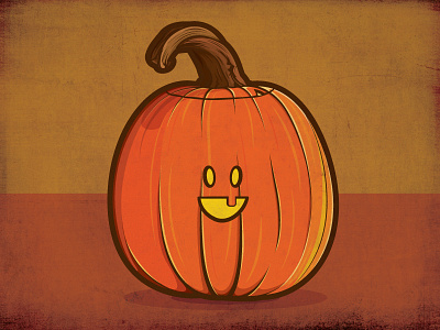 Happy October decoration graphic design halloween illustration jack o lantern pumpkin texture vector