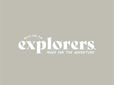 Brand Concept | Explorers adventure adventures brand design brand identity branding design explorer explorers graphic design logo outdoor logo outdoors