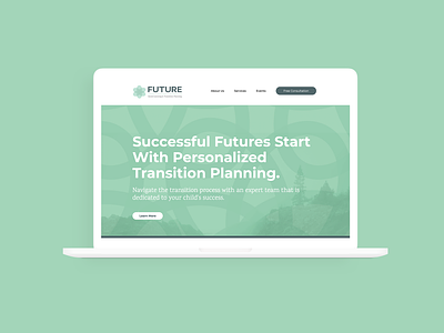 FUTURE Social Learning & Transition Planning Website art direction brand design consultant website education educational consultant educational design small business website ui ux webflow webflow design webflow development website website design website development