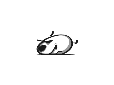 Dog animal bw cartoon character comic design dog mascot mean puppy