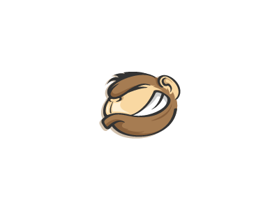 Monkey angry animal cartoon character crazy design head logo mascot mean monkey wild