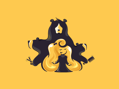 Goldilocks The Three Bears Hairdresser By Jelica Jeremic On Dribbble