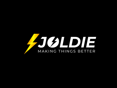 Joldie logo - First logo branding design first logo flash logo graphics design illustration logo logo design logo mark quick logo vector