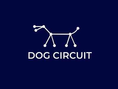 Dog Logo - Circuit Logo branding circuit circuit logo design dog dog logo graphics design illustration logo logo design logo mark