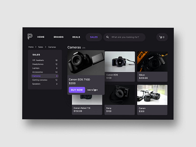 E-commerce Web Concept