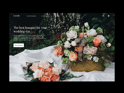 Wedding Website Design figma homepage interface landing page ui design ux design uxui visual design web design website