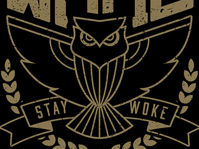 Woke Apparel - Owl apparel bird owl shirt snowthaproduct staywoke streetwear vector woke