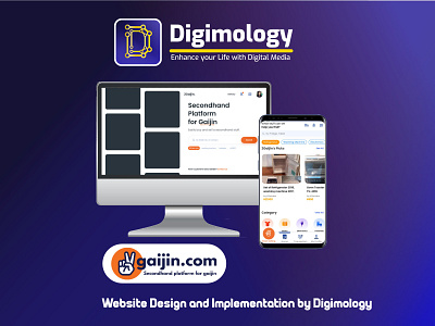 Digimology Portfolio - 2Gaijin.com app coding design golang illustration implementation reactjs ui ux web website