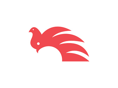 Cock And Pigeon bird bird logo brand cock cock logo identity logo minimal pigeon wordmak