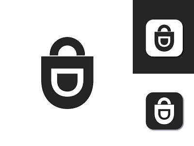 D lock brand branding business company d design identity lettarmark letterr lock logo mark tech