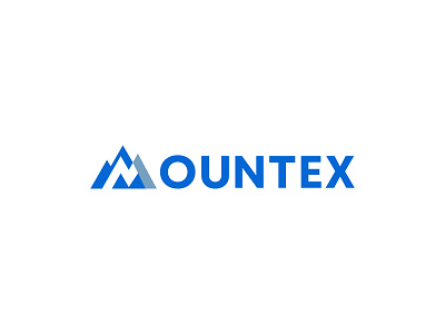 mountex logo type brand branding business company design hill identity lettarmark logo logotype marketing mount mountain sun