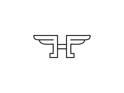 H bird bird logo brand branding creative design fast fast logo faster fly identity logo logo design logo designer modern move sky speed