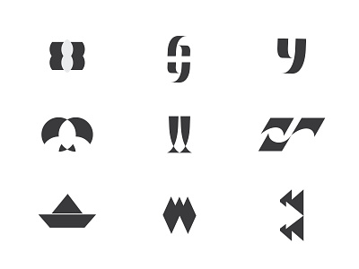 Logo folio 2022 abstract brand design geometric identity letter logo
