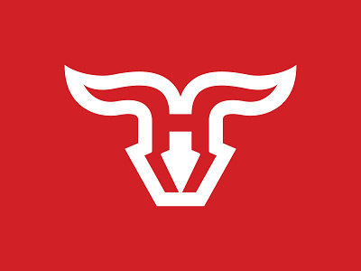 Letter H Bull Logo