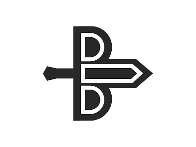 letter b sword logo for sale b branding design lettarmark logo military security shield sword