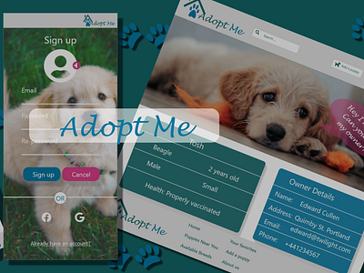 Adopt me - a responsive website