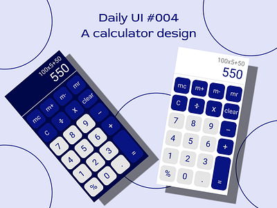 #dailyui #004 - a calculator design design ui ux
