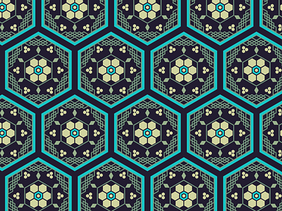Altigen 2 design digital illustrator istanbul mosaic pattern pattern art pattern design tile tiled
