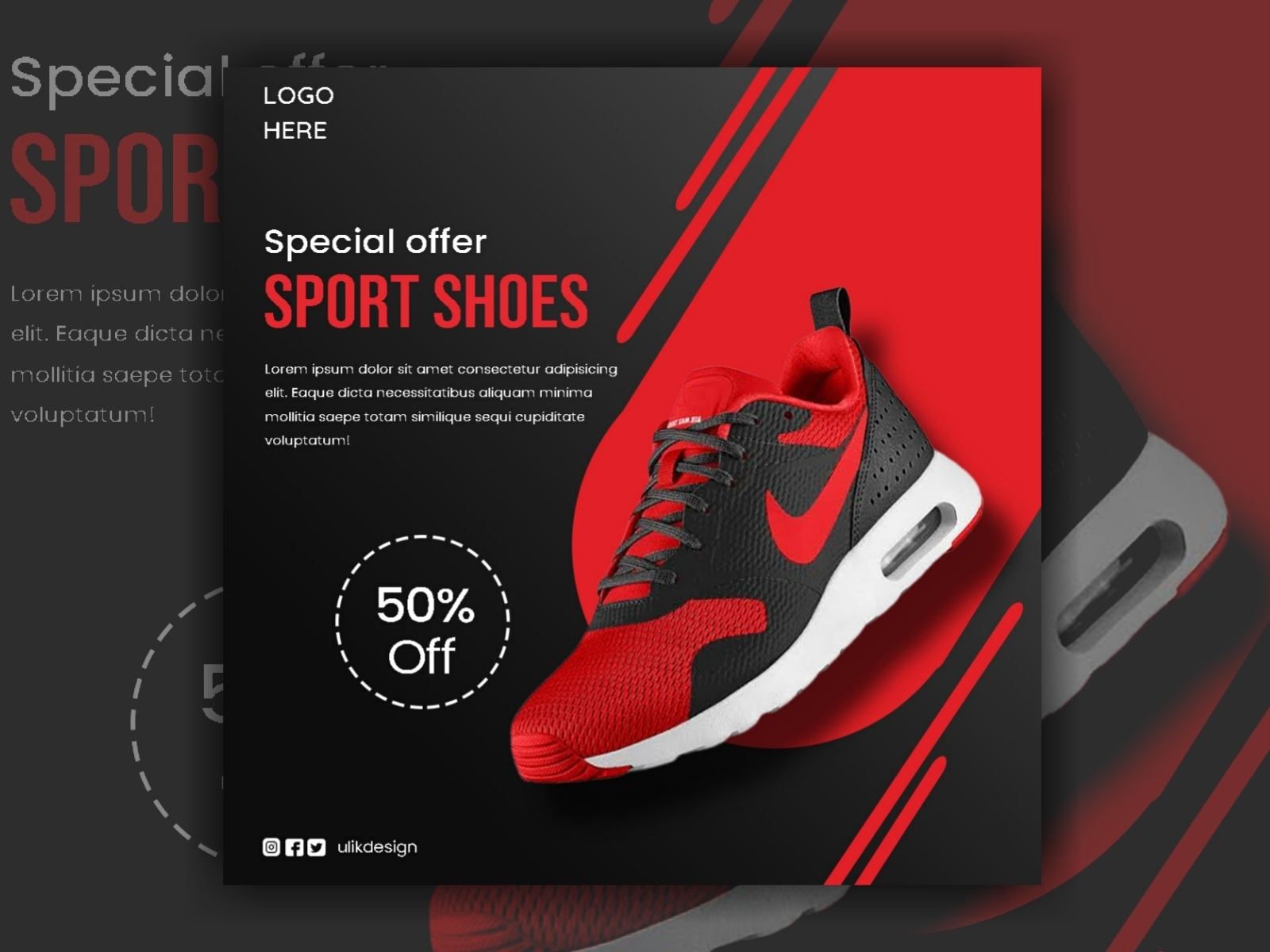 Shoes Poster Design By Yasmin Ramadini On Dribbble