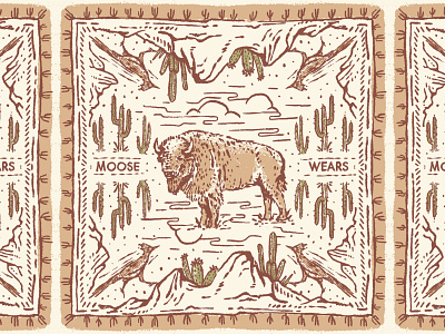 Desert Buffalo Bandana