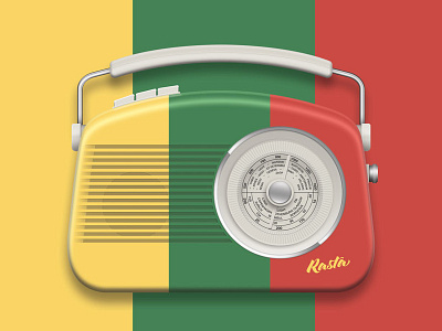 Rasta Radio free illustration photoshop