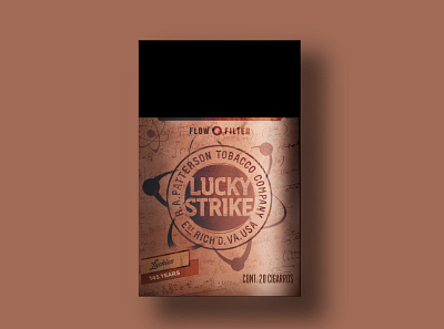 Lucky Strike 1905 branding branding design lucky strike packaging