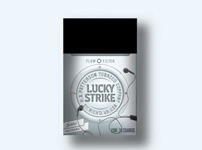 Lucky Strike 2002 branding ipod lucky strike packaging packaging design