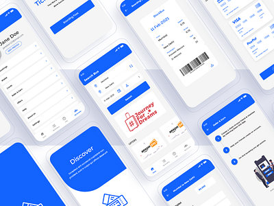 Bus ticket booking app app app design booking bus design reservation ticket ticket booking ui uidesign uiux ux uxdesign