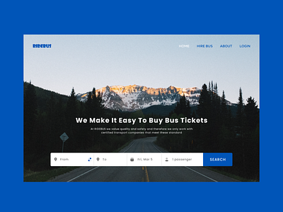 RIDEBUS- Ticket booking website