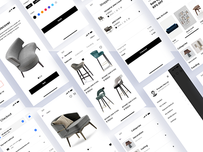 Furniture Renting app app design appdesign branding design furniture furniture app logo luxury ui uidesign uiux ux uxdesign