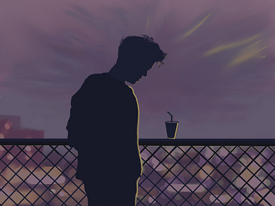 Lonely Boy Illustration