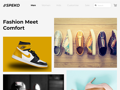 Shoe Shopping Website Designs