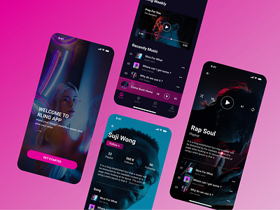 Music App Designs