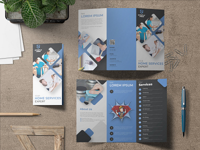 Brochure Design By Geetika Verma branding brochure brochure mockup design illustration print design trifold brochure