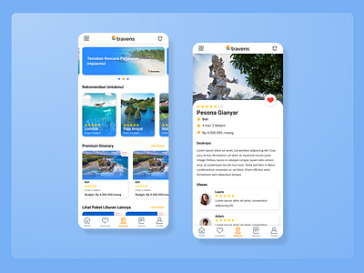 Travel Agent Mobile App - Travens