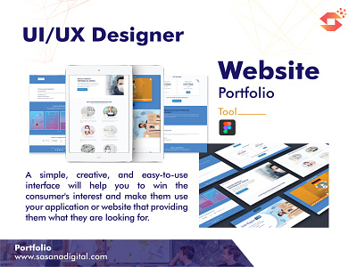 UI/UX Design for website portfolio design logo typography ui ux vector web design