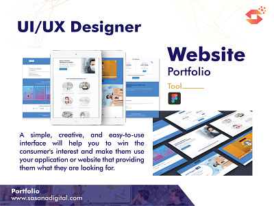 UI/UX Design for website portfolio