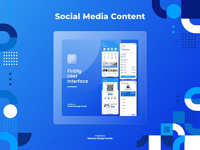 Social Media Content FINDIG 3d animation app branding design graphic design illustration logo social media typography ui ux vector