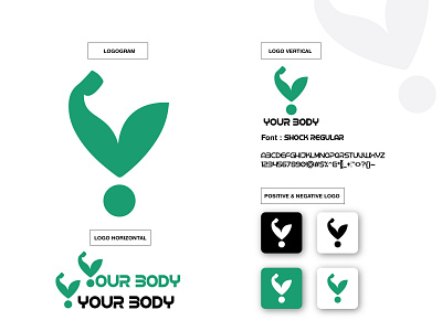 Your Body Logo and Branding animation app branding design graphic design illustration logo typography ui ux vector