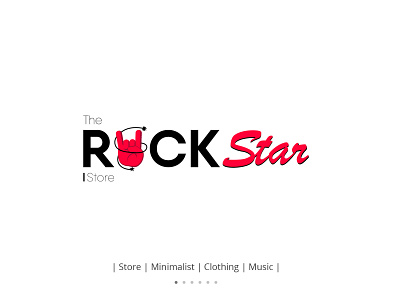 The Rockstar Store | Logo Design brand brand design brand identity branding design flat inspiration logo logodesign minimal