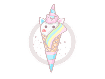ice cream cartoon cute ice cream illustration summer