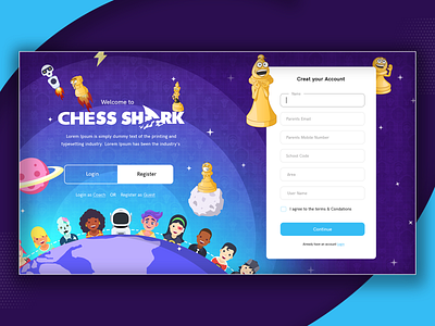 Chess Game Registration Ui
