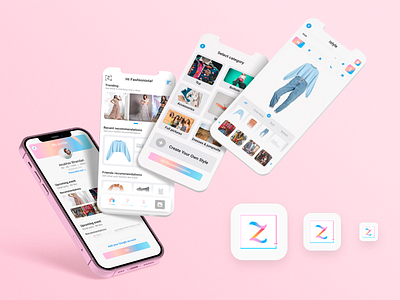 Digital Wardrobe - App design