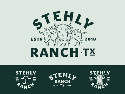 Stehly Ranch Logo branding logo