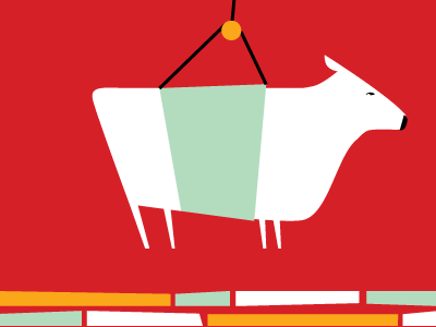 Possibleopolis cow illustration tshirt