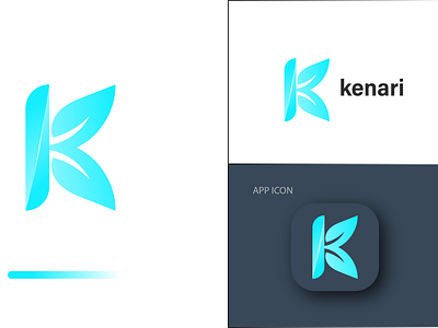 Modern k letter logo design concept