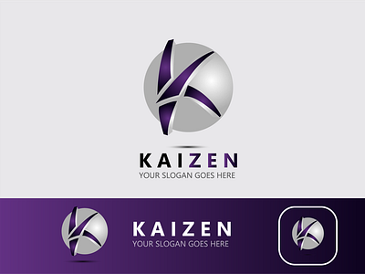 MODERN K LETTER LOGO DESIGN