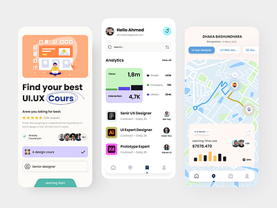 UI learning Mobile App Design