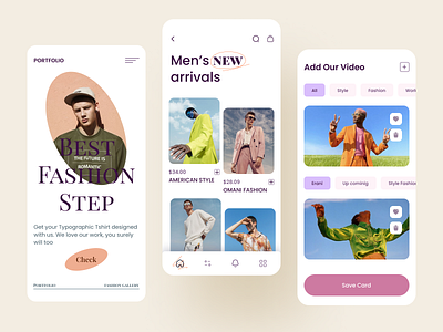 New Fashion Styles (UI Mobile App Design)